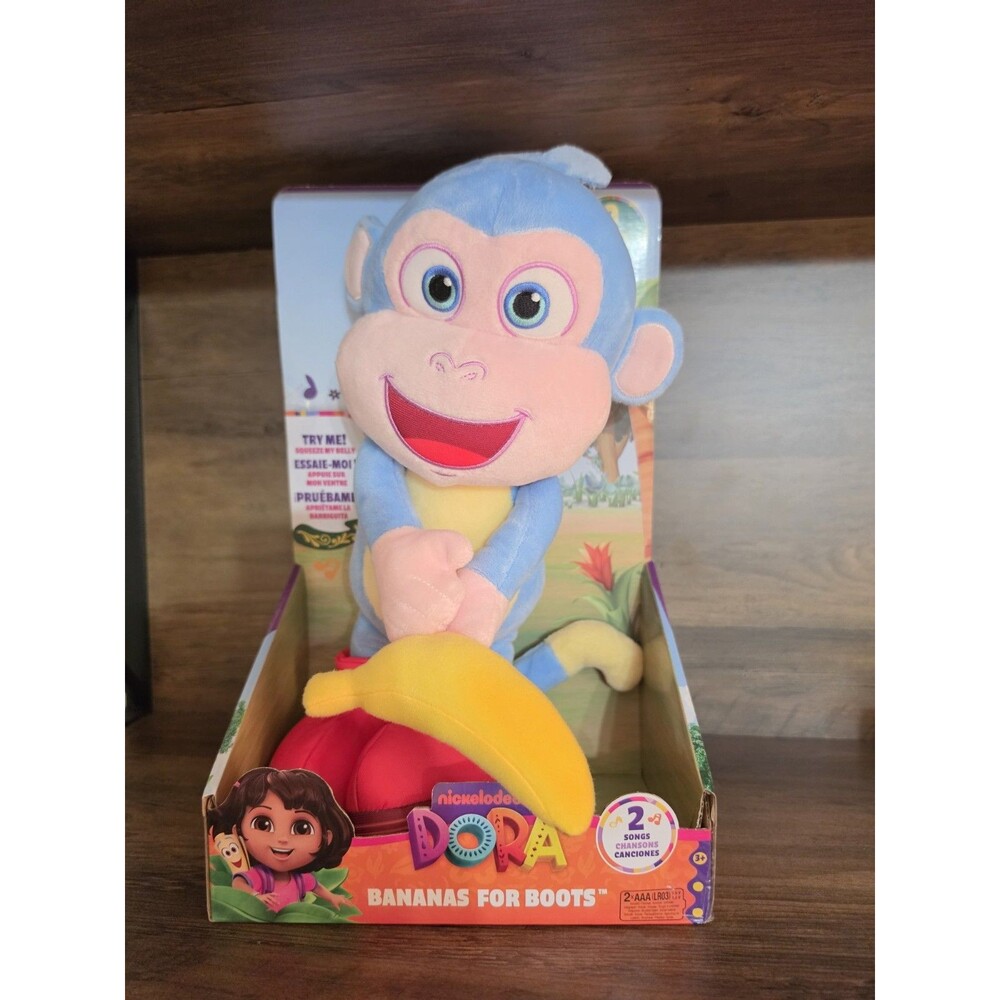 DORA Nickelodeon Official Bananas for Boots Stuffed Animal Interactive Plush NEW